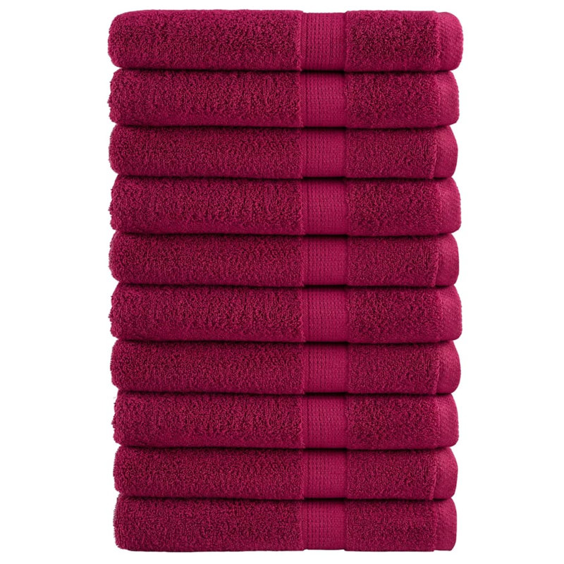 Nelba 100% Cotton Sauna Towel, Bordeaux
