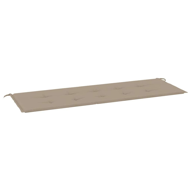 Outdoor Seat Cushion, Brown, 59.1" W x 19.7" D x 1.2" T