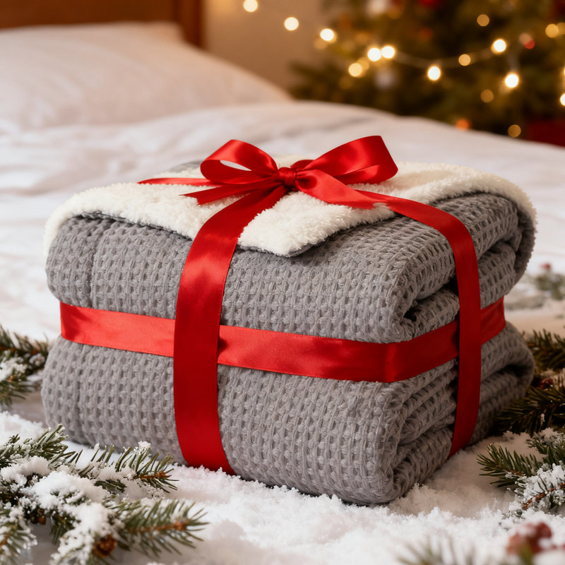 Heated Throw Blanket, Grey, 152.4cm L x 127cm W