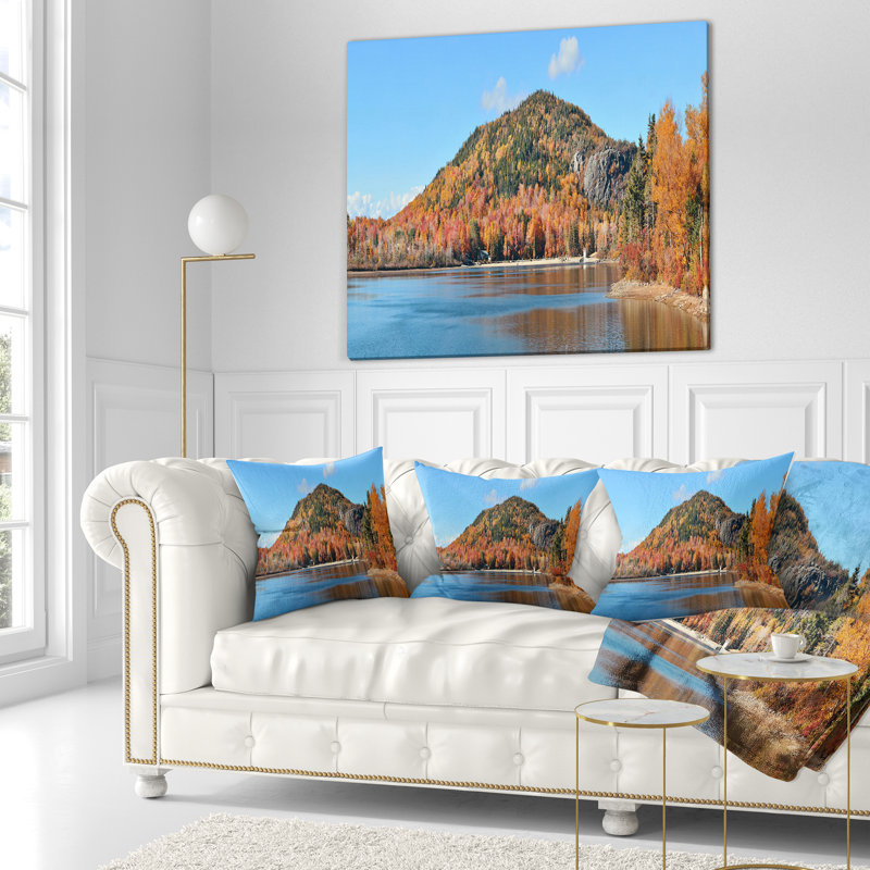 Landscape Throw Pillow, 16" x 16", Throw Pillow