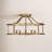 Maris 5-Light Dimmable Linear Metal Semi-Flush Mount-70337207