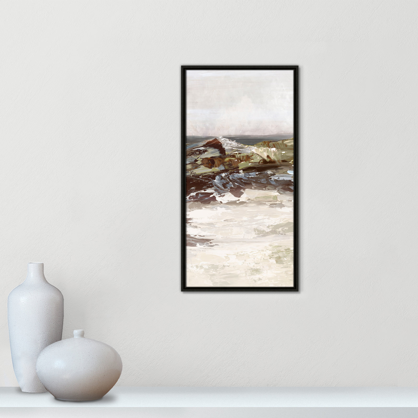 Conan "Stoney Peak" Print, 31.5" H x 16.5" W, Espresso