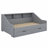 Daybed Frame With Storage Bookcases And Two Drawers,Charging Design-533160027