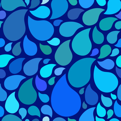 Water Drops - Wrapped Canvas Print