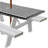 Vinyl Picnic Fited Tableclth Rectangle 48X24 Black-673318967-673318921