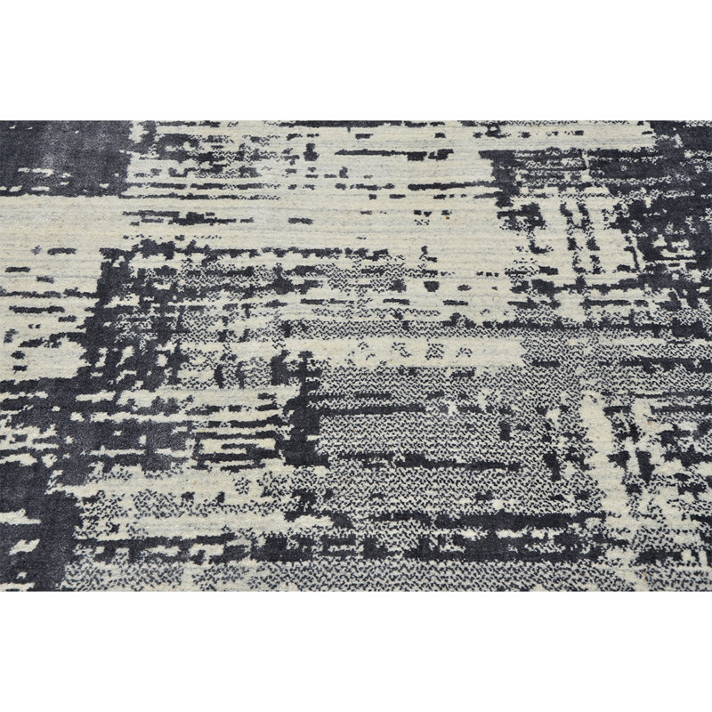 Area Rug in Silver