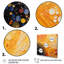 Fiery Fusion IV - Abstract Collages Canvas Prints-176655187-176655185