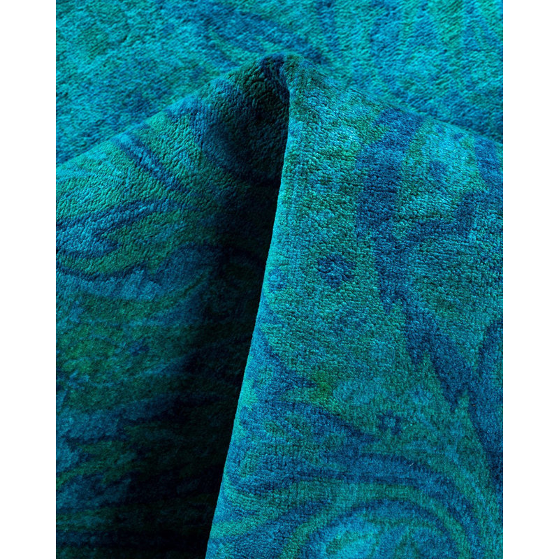 Overyed One-of-a-Kind Rectangle 4'2" X 6'1" Hand Knotted Area Rug