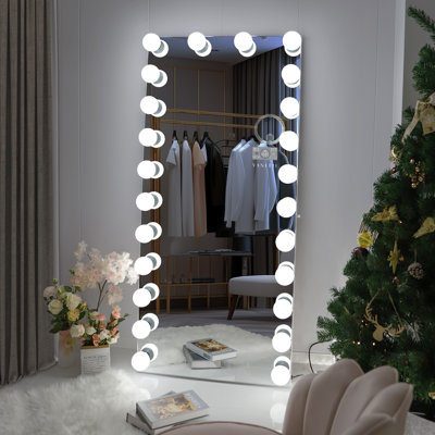 Rectangle LED Metal Full Length Mirror