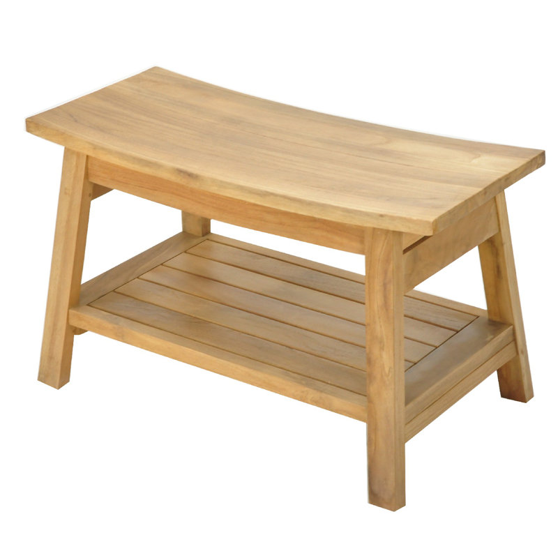 Wilcox 30'' W Teak Shower Bench