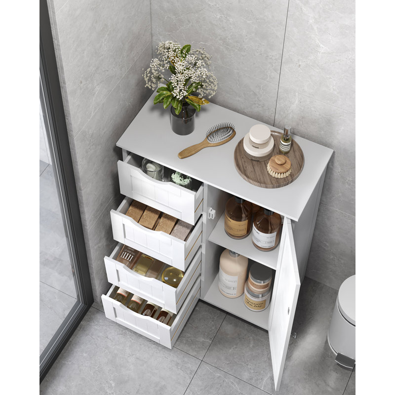 Bathroom Cabinet, White