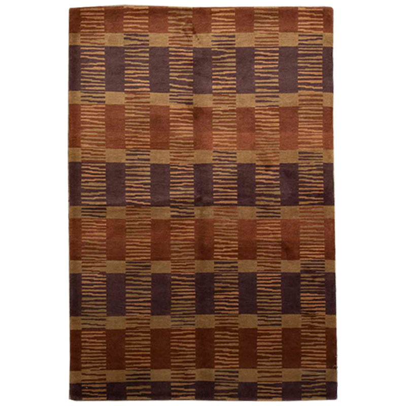 Tapis rouge noué à la main de haute qualité