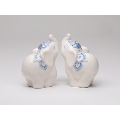 Ensemble salière et poivrière Blue Print Elephant