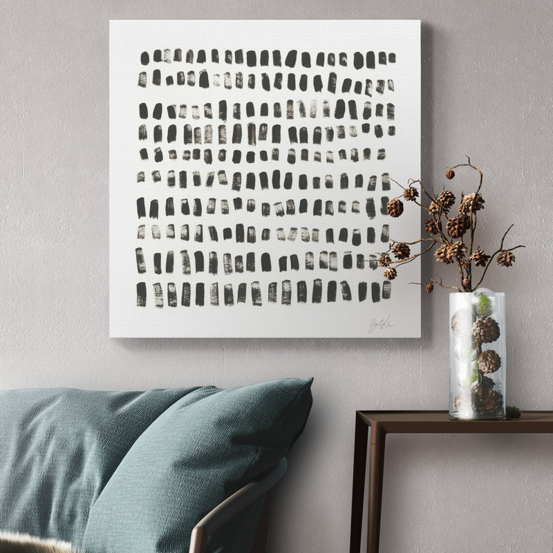 « Mixed signaux I »-impression sur toile tendue, H 16 po x l 16 po x P 1 po