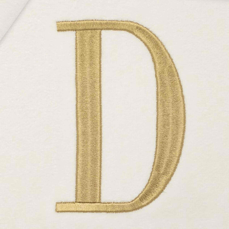 IVR/GLD Monogram Towel Set, Ivory, 3 Piece Towel Set