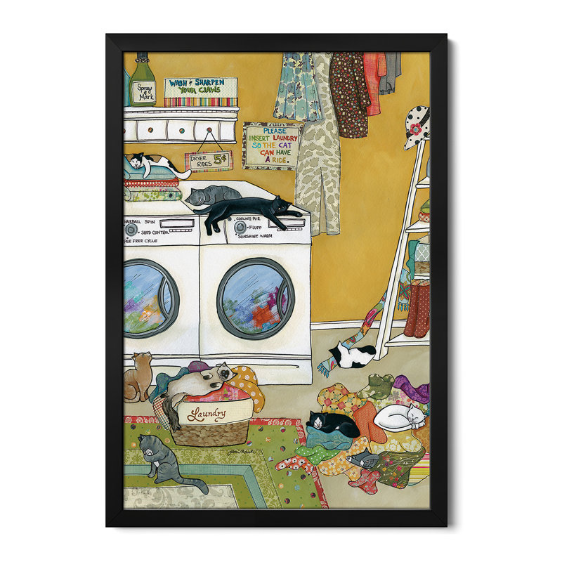 Affiche «Purrfectly Fluffed» par Jamie Morath, H 24 po x l 16 po