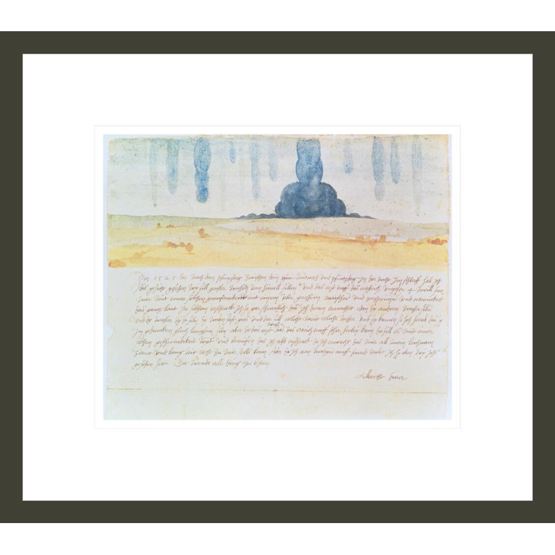 «A Vision» par Albrecht Dürer, impression giclée sur cadre, H 13,75 po x l 15,51 po