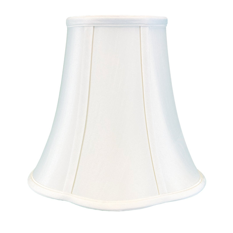 Lampe cloche festonnée House of Hampton®, Blanc, H 11,5 po x l 14 po x P 14 po
