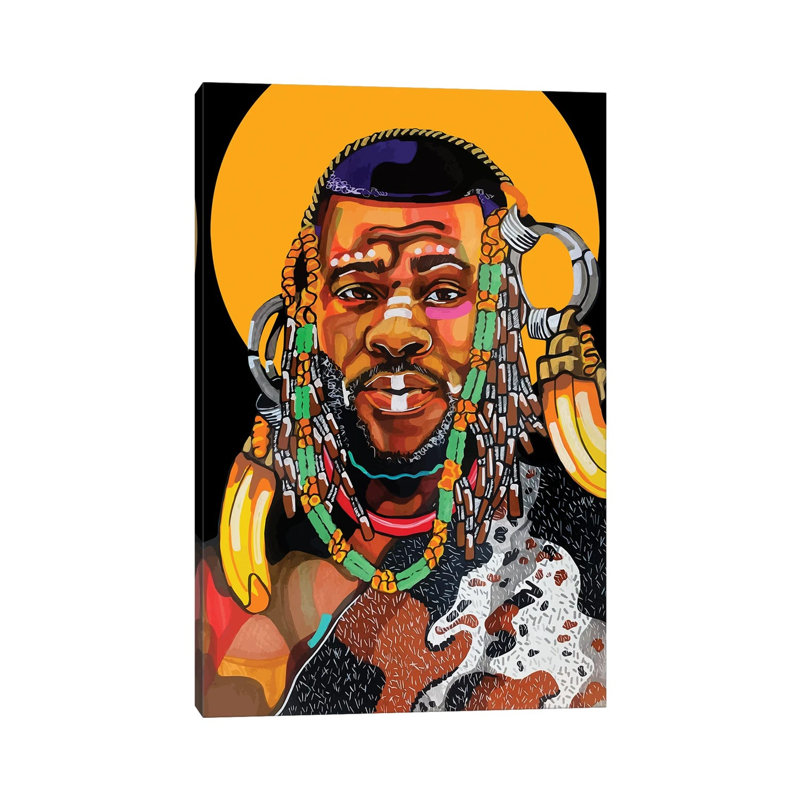 King Is Black - Print on Canvas, Wrapped Canvas, 66.04 cm H x 45.72 cm W x 1.91 cm D