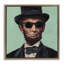 Cadre flottant Honest Abe avec abat-jour, design Studio Bautista-1487924761-1487924763