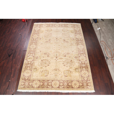 Nisanur One-of-a-Kind 9'1" X 12' Wool Area Rug in Beige