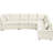 Beige With L-shaped Configuration And Comfortable Cushion Sectional Pull Out Bed Skin- Upholstery,