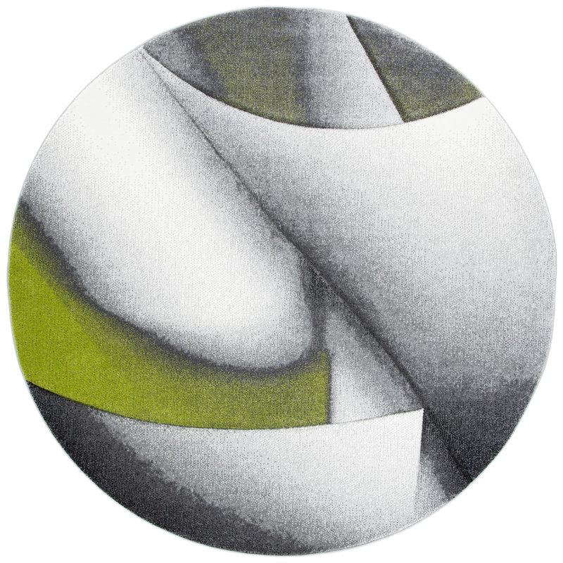 Tontitown Performance Geometric Rug, Round 6'7"