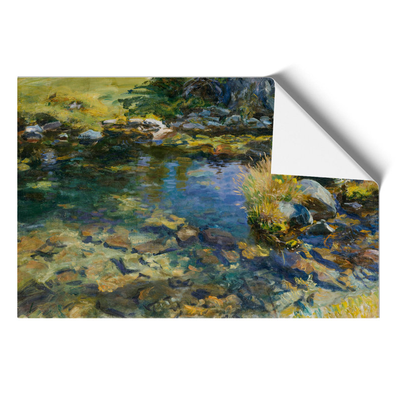 Alpine Pool by John Singer Sargent - Frameless Print, 30cm H x 42cm W x 0.1cm D