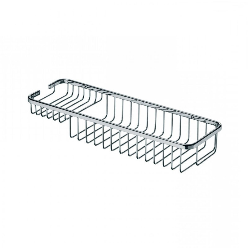 Filo Drill & Screw Mount Shower Basket, 2.4" H x 15.7" W x 5.5" D