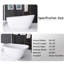 59 po X 29 po Baignoire de trempage autoportante en acrylique et blanc brillant