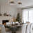 3-Light Flush Mount Ceiling Light With Clear Hammered Glass Shade And Metal-2068915573