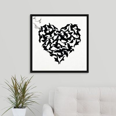 «Hearts in Flight IV», impression sur toile