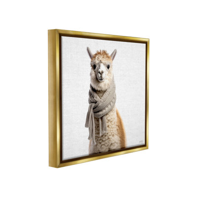 " Llama Wearing Scarf " by RB