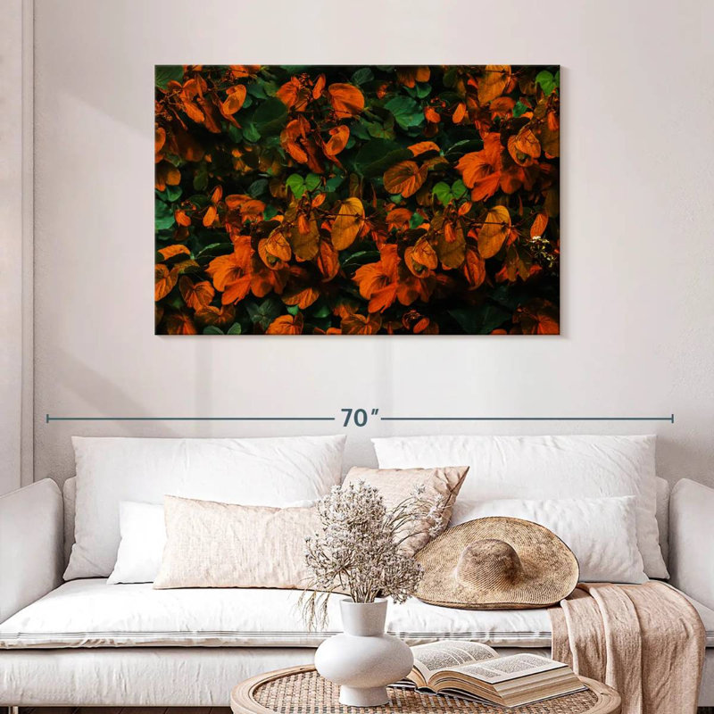 Harnek, feuilles d'automne vibrantes, H 30 po x l 45 po