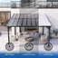 12 pi. L 12 pi. Pergola en métal