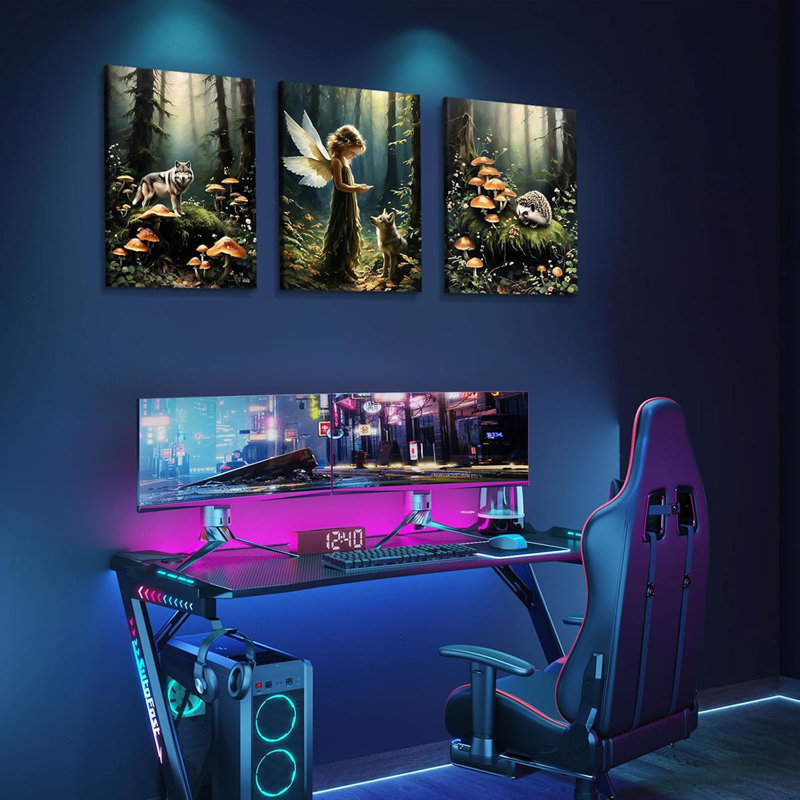3 Piece Wrapped Canvas Print
