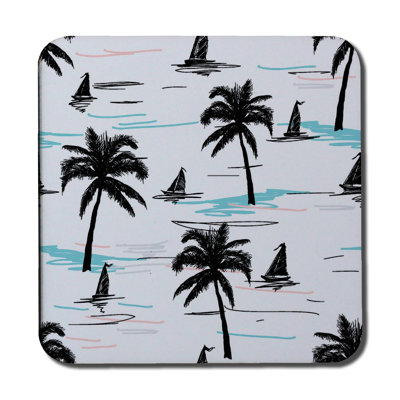 Square 6 Piece Coaster Set