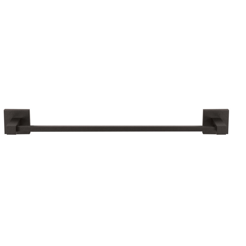 Swarovski Crystal Towel Bar, Satin Brass, 2.75" H x 31.875" L x 2" D