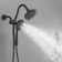 Single-Handle 8-Spray Dual Shower Faucet Set Trim Kit 1.8 GPM With Filtered Handheld Shower Head In Matte Black
