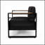Cadre en aluminium durable avec coussins résistants aux intempéries, parfait pour les sièges d'extérieur confortables et la détente.