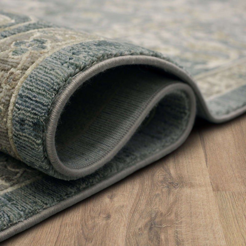 Tapis d'intérieur ornemental tissé à la machine Bedfordshire, 7 pi 10 po x 10 pi