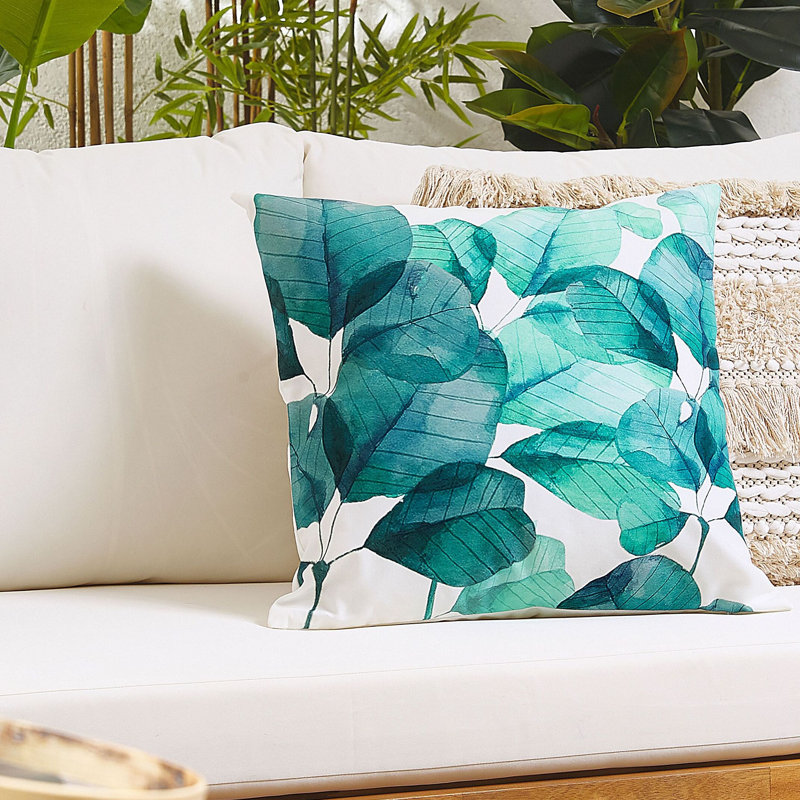 Annelene Indoor / Outdoor Floral Square Throw Cushion