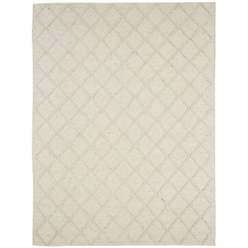 Wool Geometric Rug, Rectangle 8'10" x 12'