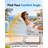 80" Outdoor Chaise Lounge Chair, All Weather HIPS Patio Lounge Chair with Cup Holder and Armrest for Outside, Beach, Pool, Deck, White-1359443786-1582984829