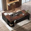Bureau de direction en L 80,71 pouces, grande table de bureau avec classeur-915928720