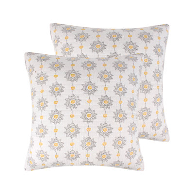 Taie décorative ocre Luiza