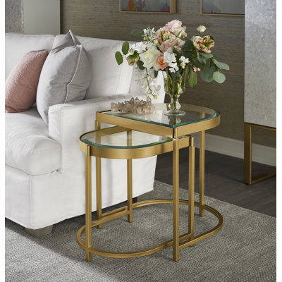 Glass Top Nesting Tables