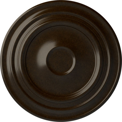 Endurathane Giana Ceiling Medallion, 32 5/8"OD x 1 1/2"P (Fits Canopies up to 7 7/8"), Hand-Painted Bronze Finish