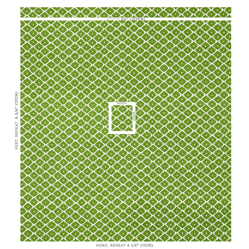 Ziggurat Fabric, Green