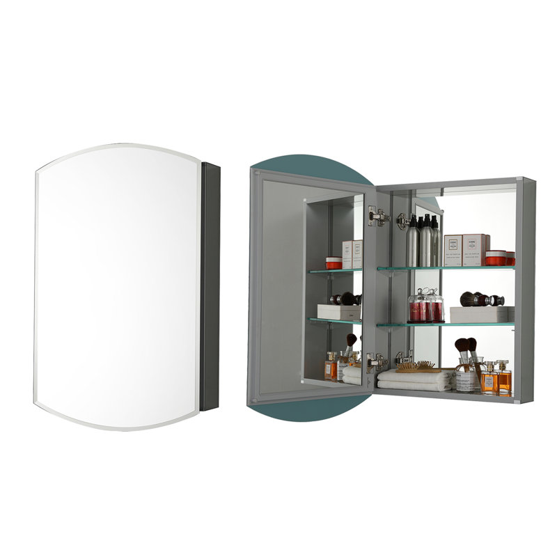 Armoire à pharmacie en aluminium 20 po x 31 po Blossom